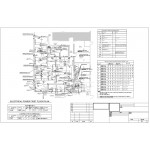 Electrical Shop Drawings With Hardware Schedule